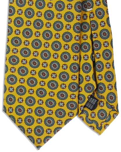 Lusso Medallion - 6-fold Krawatte aus Seide