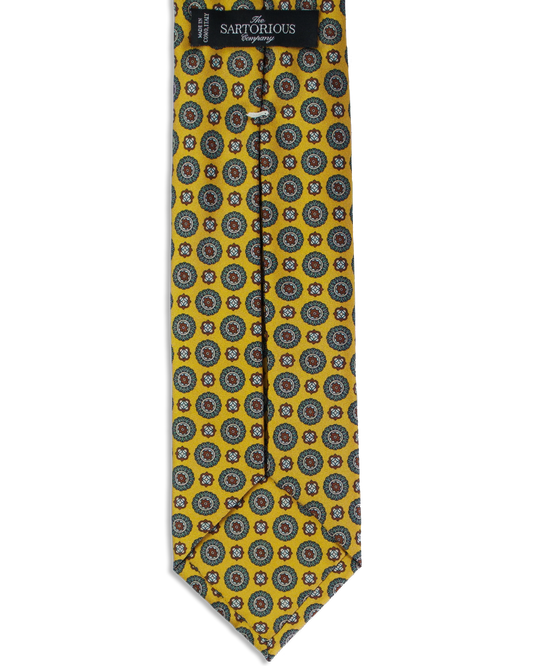 Lusso Medallion - 6-fold Krawatte aus Seide