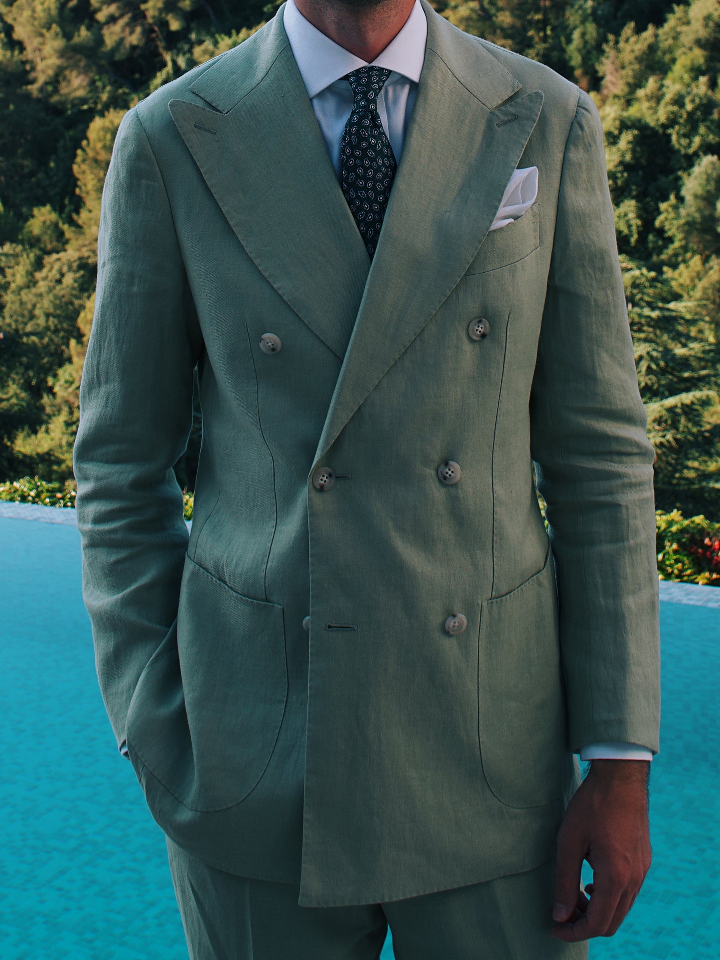 Ricco Paisley - Krawatte aus Seide